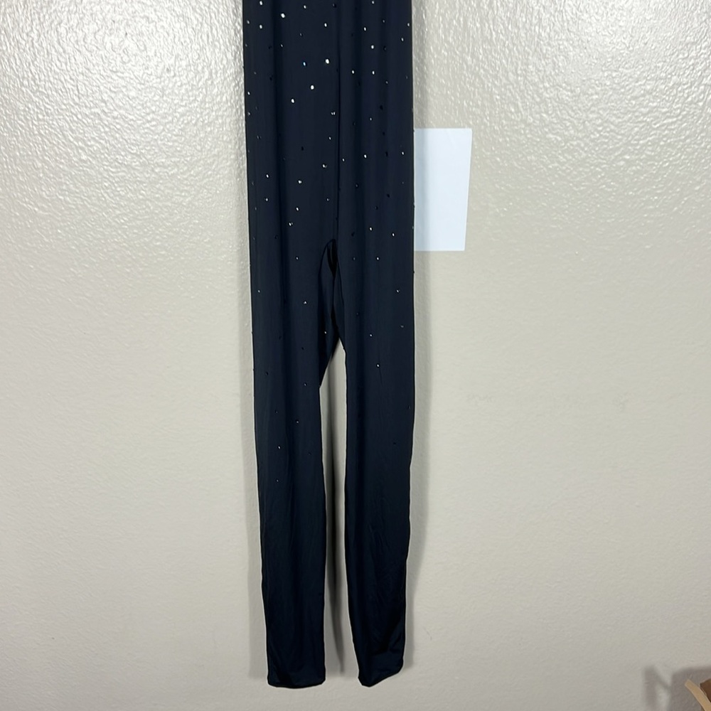 (SOLD) SKIMS X Swavorski Jelly Sheer Intimates Halter Catsuit - Picture 5 of 9